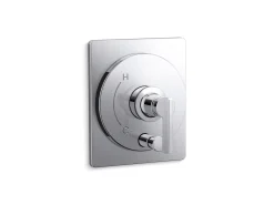 Rite-Temp® valve trim with push-button diverter^Kohler