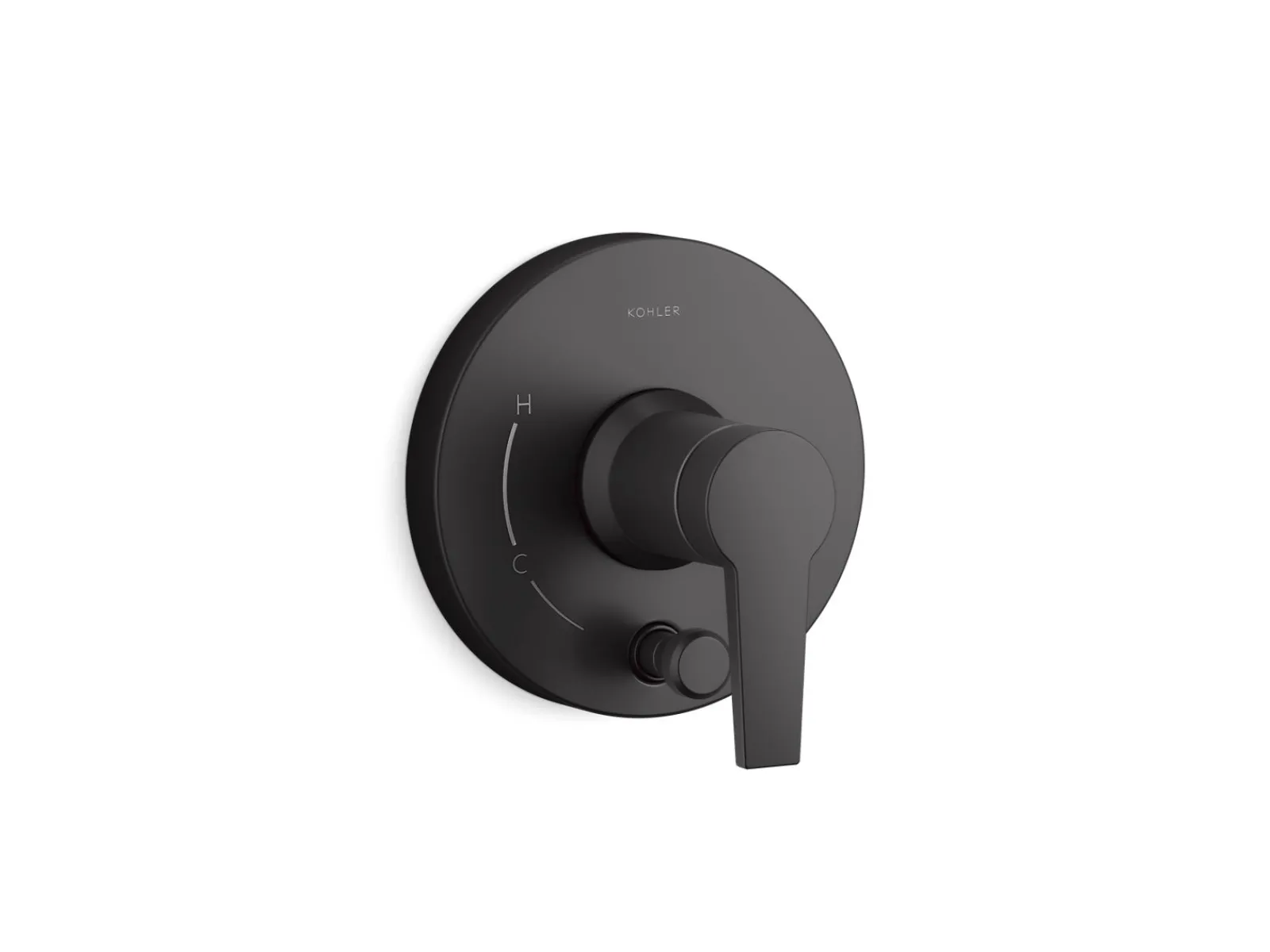 Rite-Temp® valve trim with push-button diverter^Kohler Hot