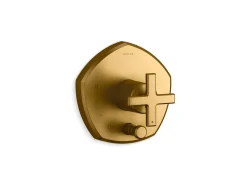 Rite-Temp® valve trim with push-button diverter and cross handle^Kohler Clearance