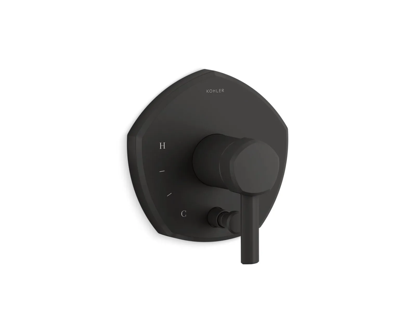 Rite-Temp® valve trim with push-button diverter and lever handle^Kohler Sale