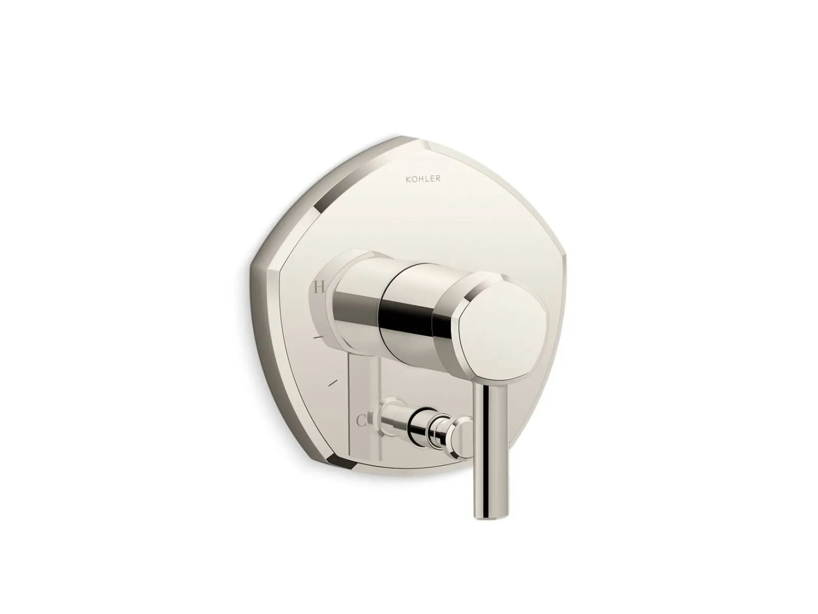 Rite-Temp® valve trim with push-button diverter and lever handle^Kohler Sale