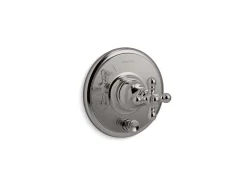 Rite-Temp® valve trim with push-button diverter and cross handle^Kohler Outlet