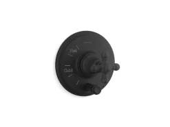 Rite-Temp® valve trim with push-button diverter and cross handle^Kohler Outlet