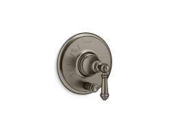 Rite-Temp® valve trim with push-button diverter and lever handle^Kohler