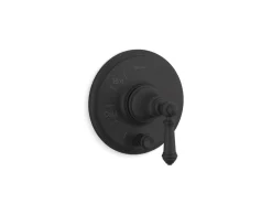 Rite-Temp® valve trim with push-button diverter and lever handle^Kohler