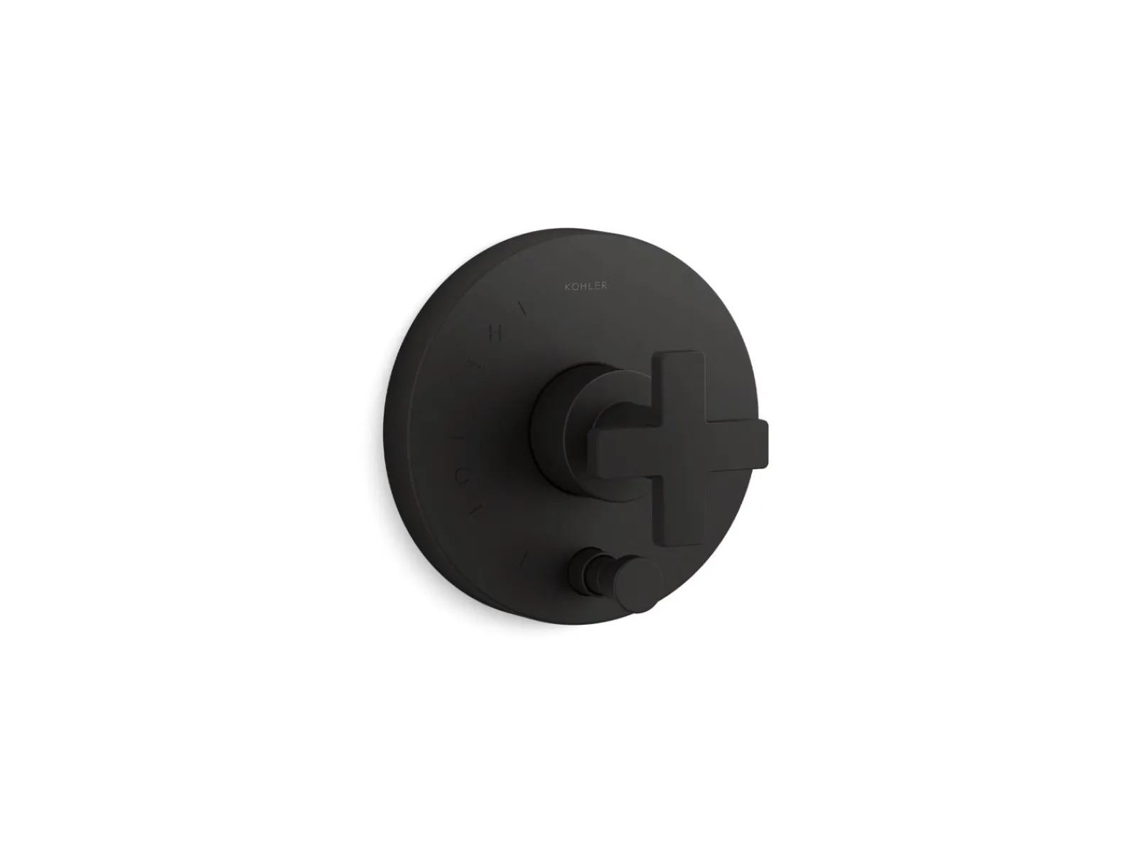 Rite-Temp® valve trim with push-button diverter and cross handle^Kohler Sale