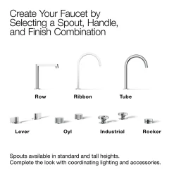 Rocker bathroom sink faucet handle^Kohler Sale
