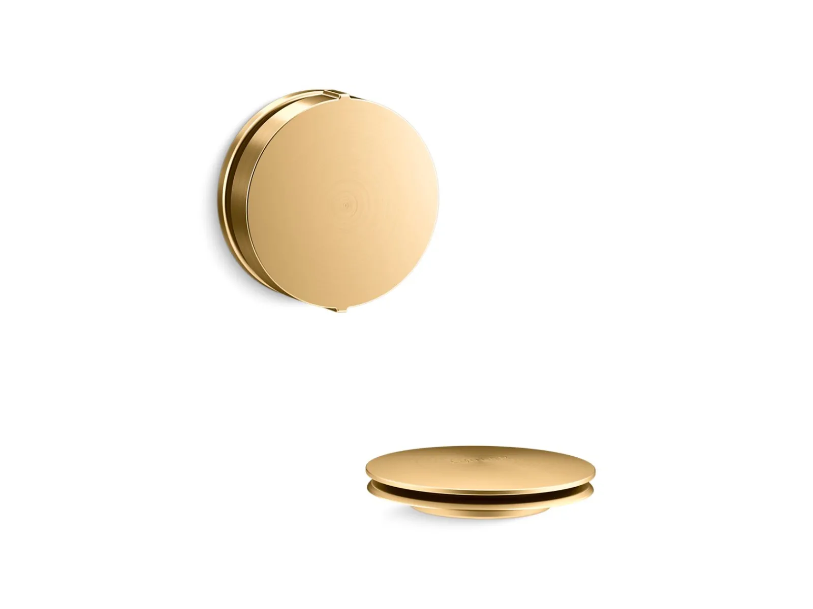 Rotary-turn bath drain trim^Kohler