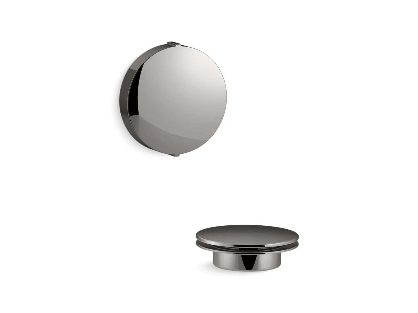Rotary-turn bath drain trim^Kohler