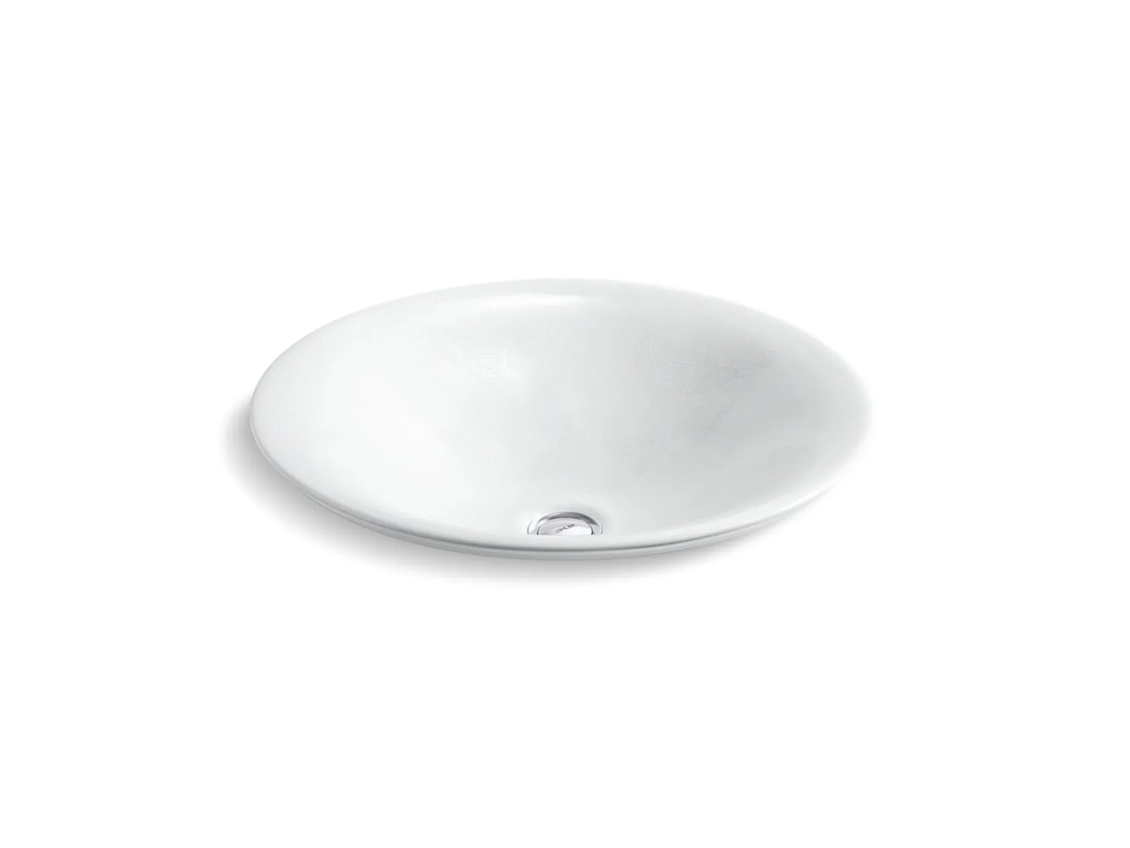 17-1/2" round drop-in bathroom sink, no overflow^Kohler Discount