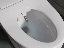 Round-front bidet toilet seat with remote control^Kohler Best