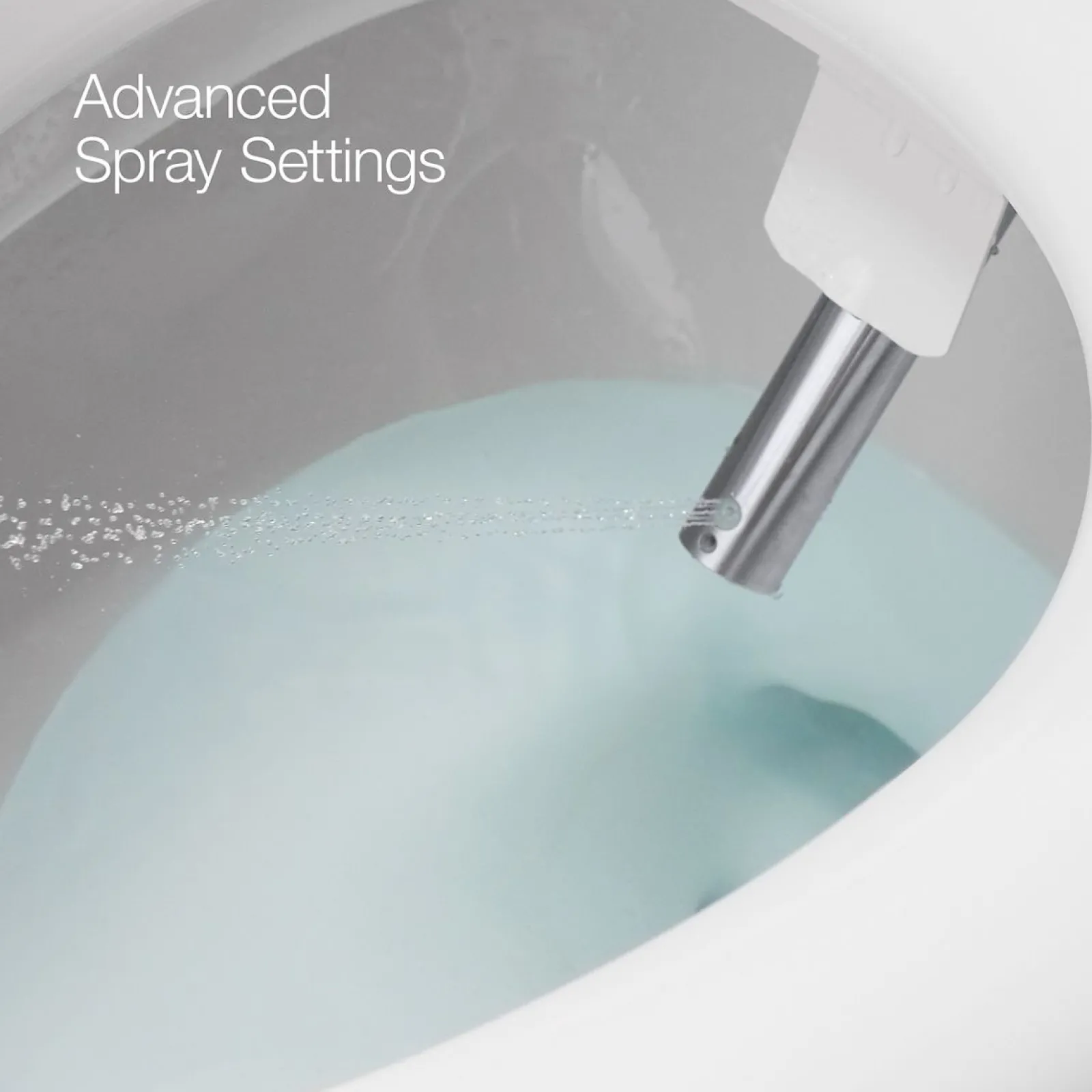 Round-front bidet toilet seat with remote control^Kohler Best