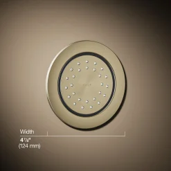 Round 27-nozzle single-function body spray, 1.0 gpm^Kohler Outlet