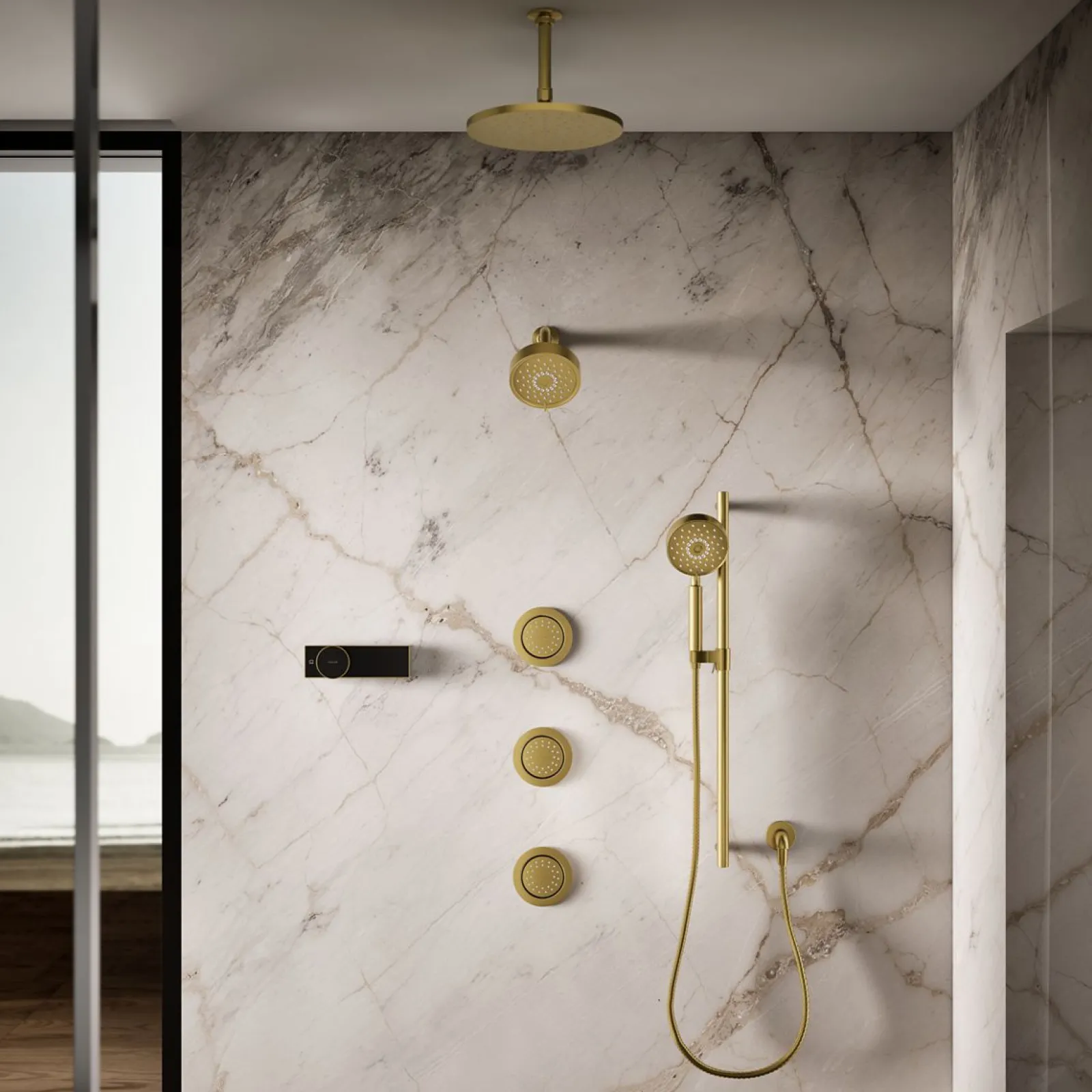 Round 27-nozzle single-function body spray, 1.0 gpm^Kohler Outlet