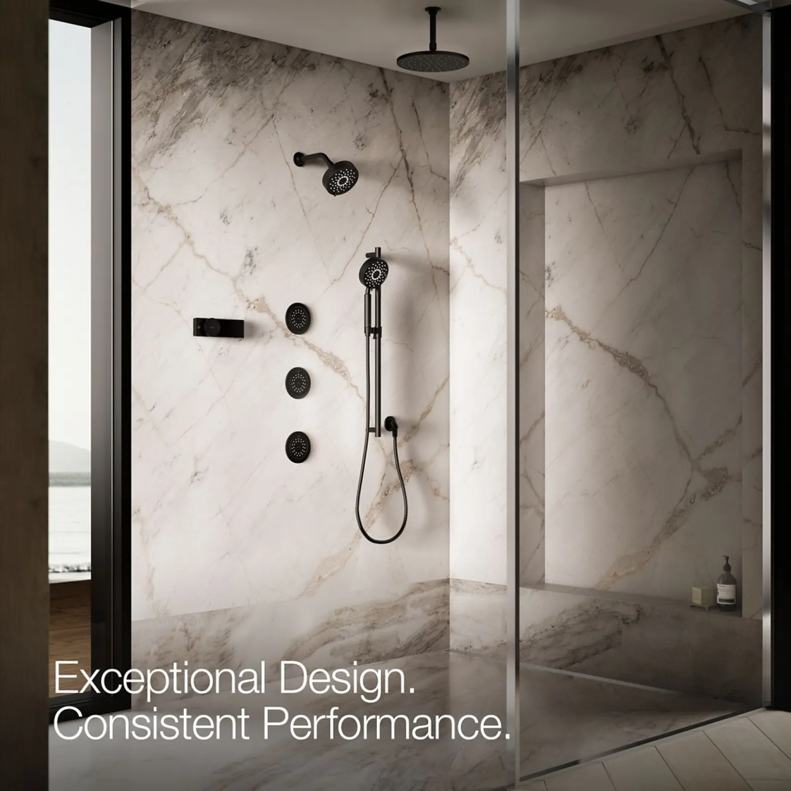 Round 27-nozzle single-function body spray, 1.0 gpm^Kohler Outlet