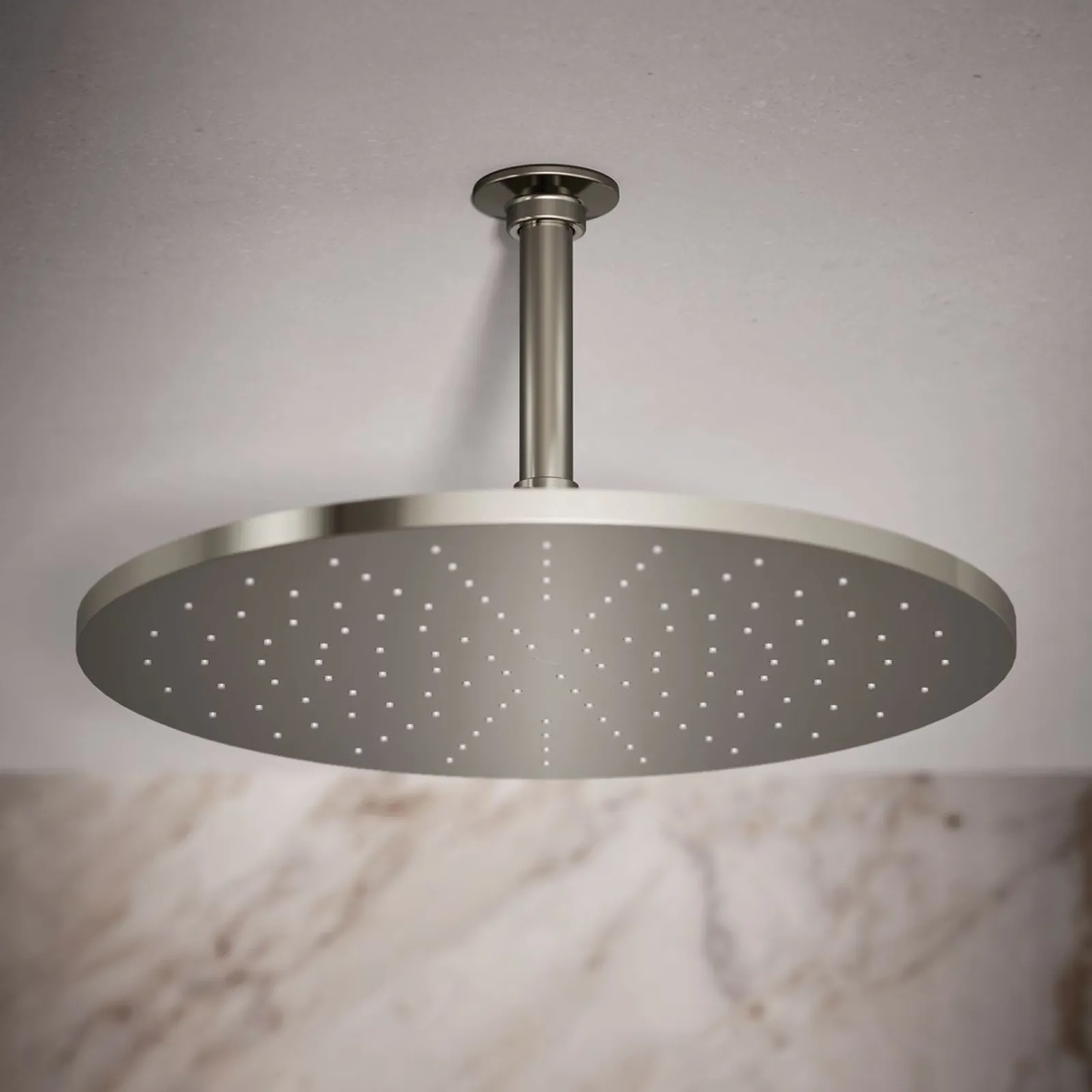 Round 14” single-function rainhead, 2.5 gpm^Kohler