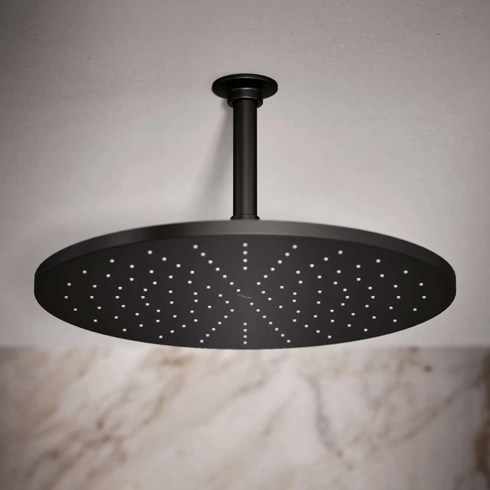 Round 14” single-function rainhead, 2.5 gpm^Kohler