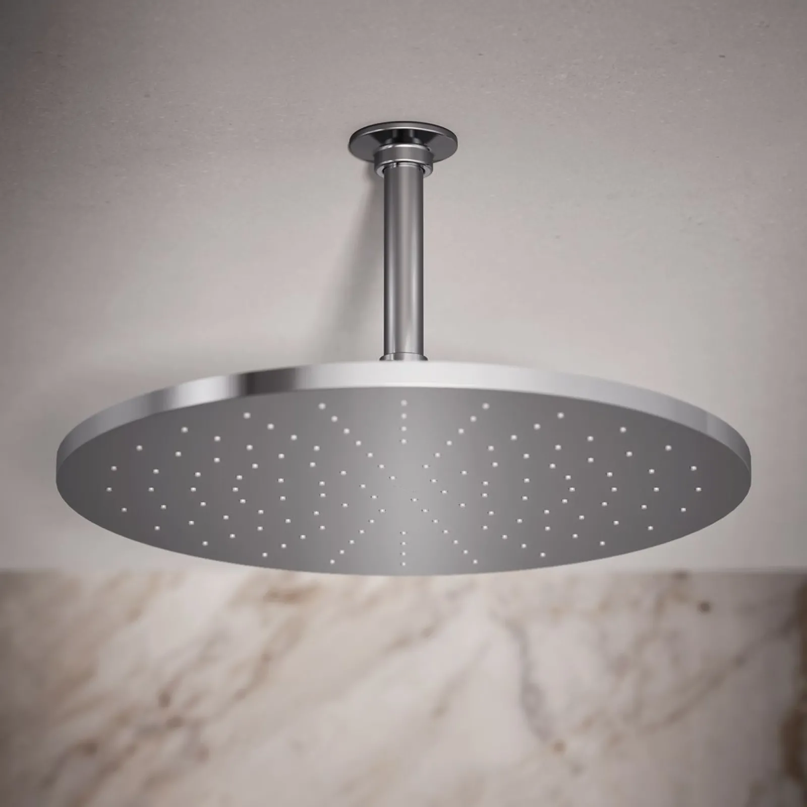 Round 14” single-function rainhead, 2.5 gpm^Kohler