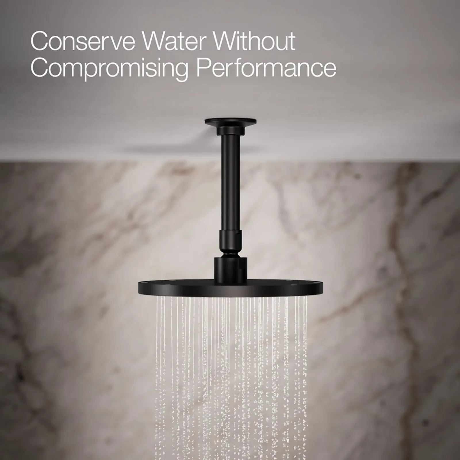 Round 8" single-function rainhead, 2.5 gpm^Kohler Best