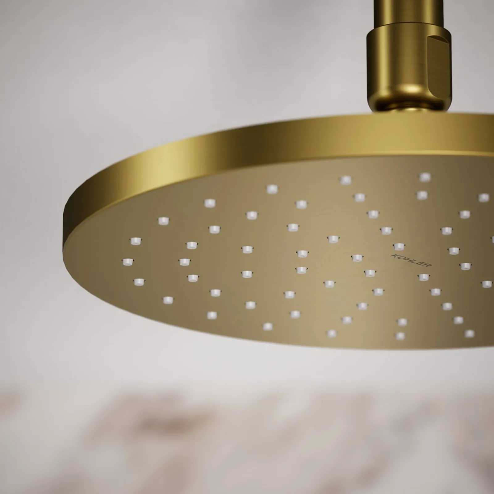 Round 8" single-function rainhead, 2.5 gpm^Kohler Best