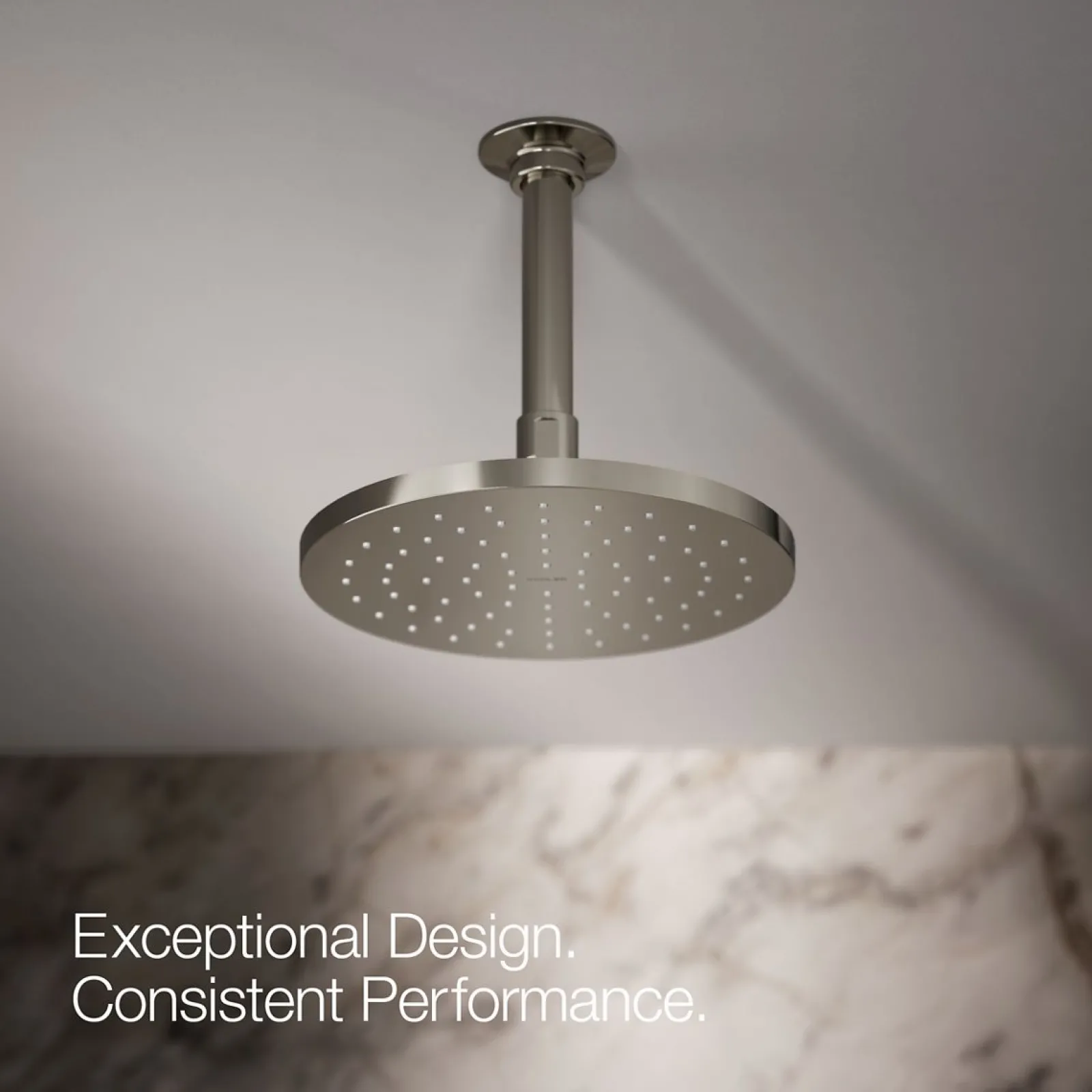 Round 8" single-function rainhead, 2.5 gpm^Kohler Best