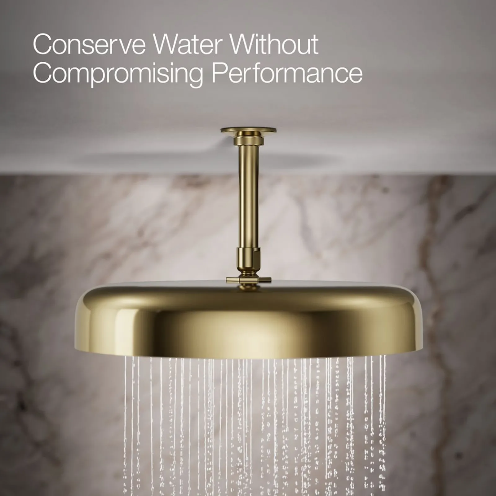 Round 14" single-function rainhead, 2.5 gpm^Kohler Online