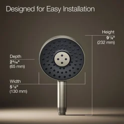 Round three-function handshower, 1.75 gpm^Kohler Hot
