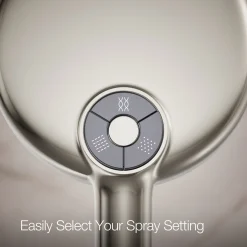 Round three-function handshower, 1.75 gpm^Kohler Hot