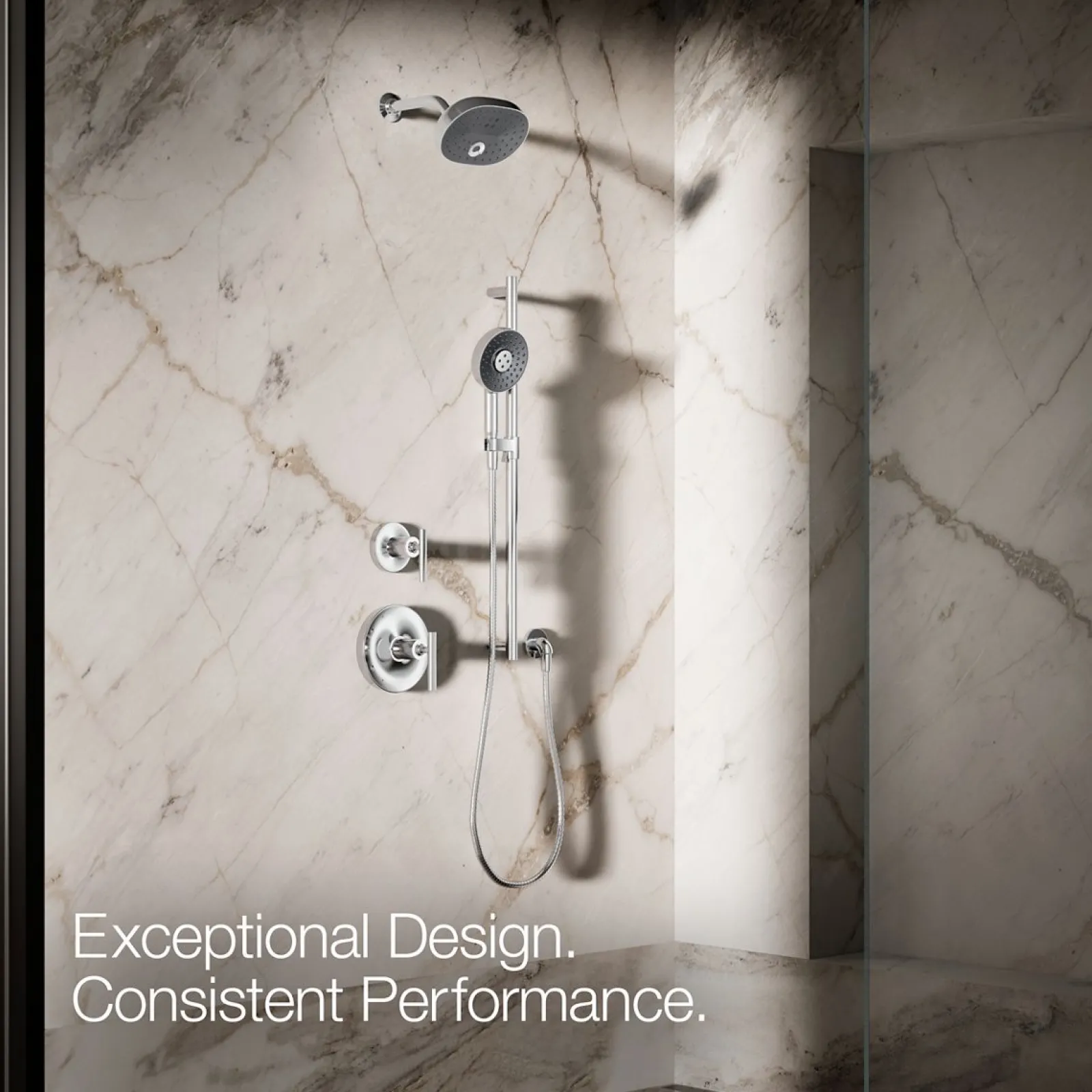 Round three-function handshower, 1.75 gpm^Kohler Hot