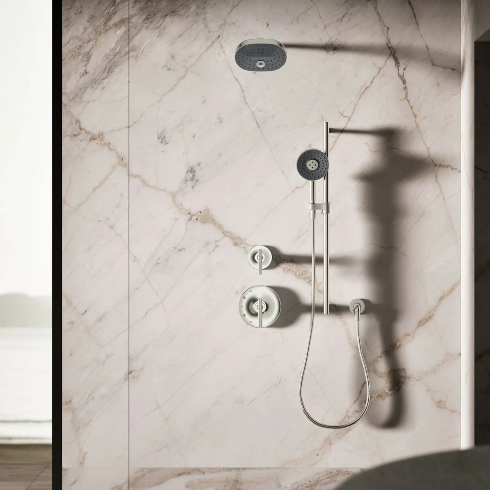 Round three-function handshower, 1.75 gpm^Kohler Hot