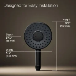 Round three-function handshower, 2.5 gpm^Kohler New