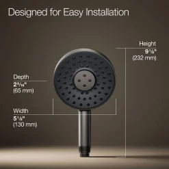 Round three-function handshower, 2.5 gpm^Kohler New