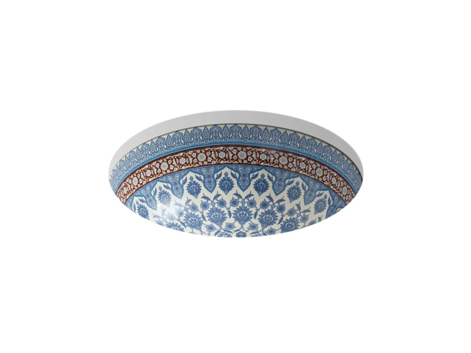 16-1/4" round undermount bathroom sink, no overflow^Kohler New