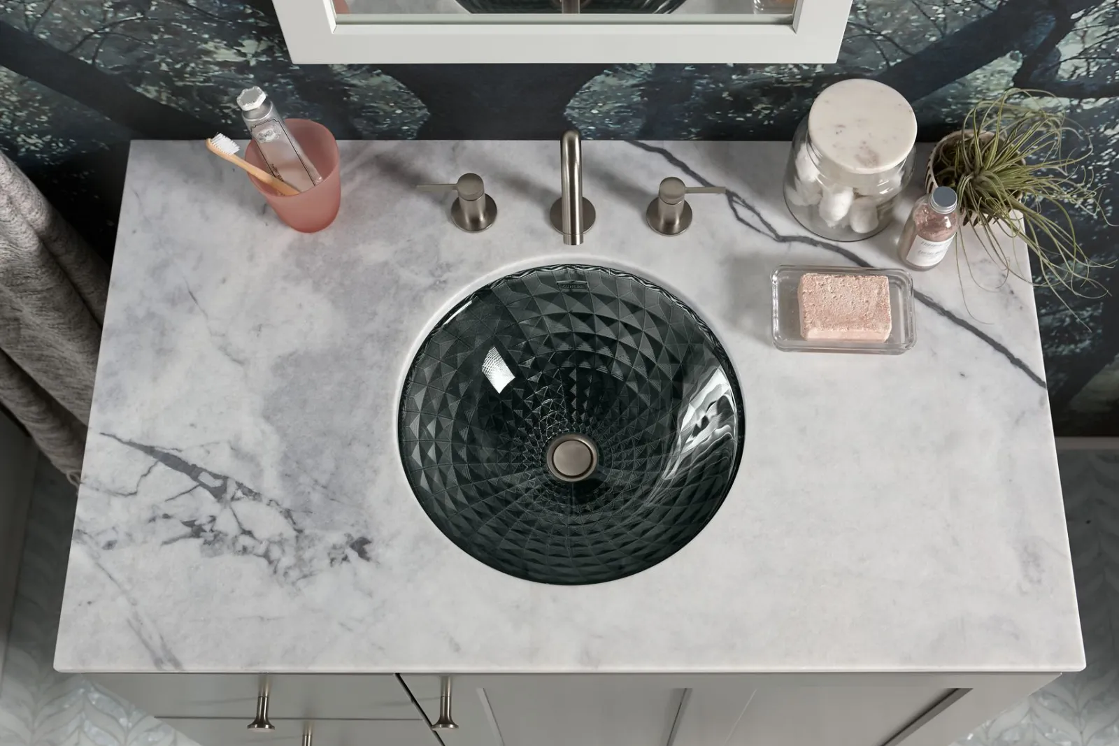 16" round undermount bathroom sink, no overflow^Kohler Online