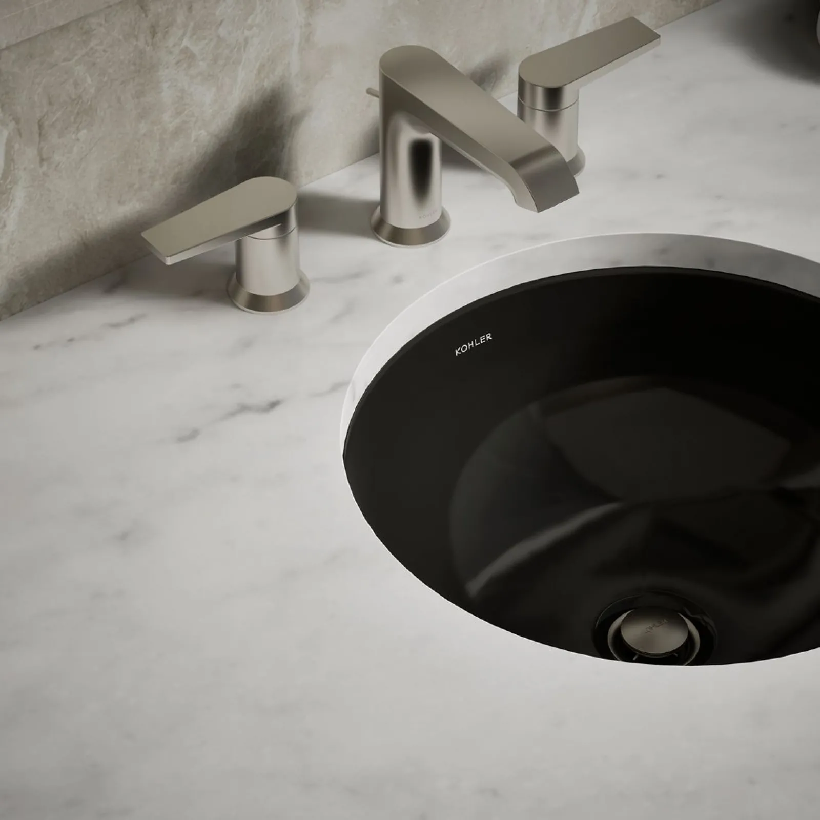 16-1/8" round undermount bathroom sink, no overflow^Kohler Clearance