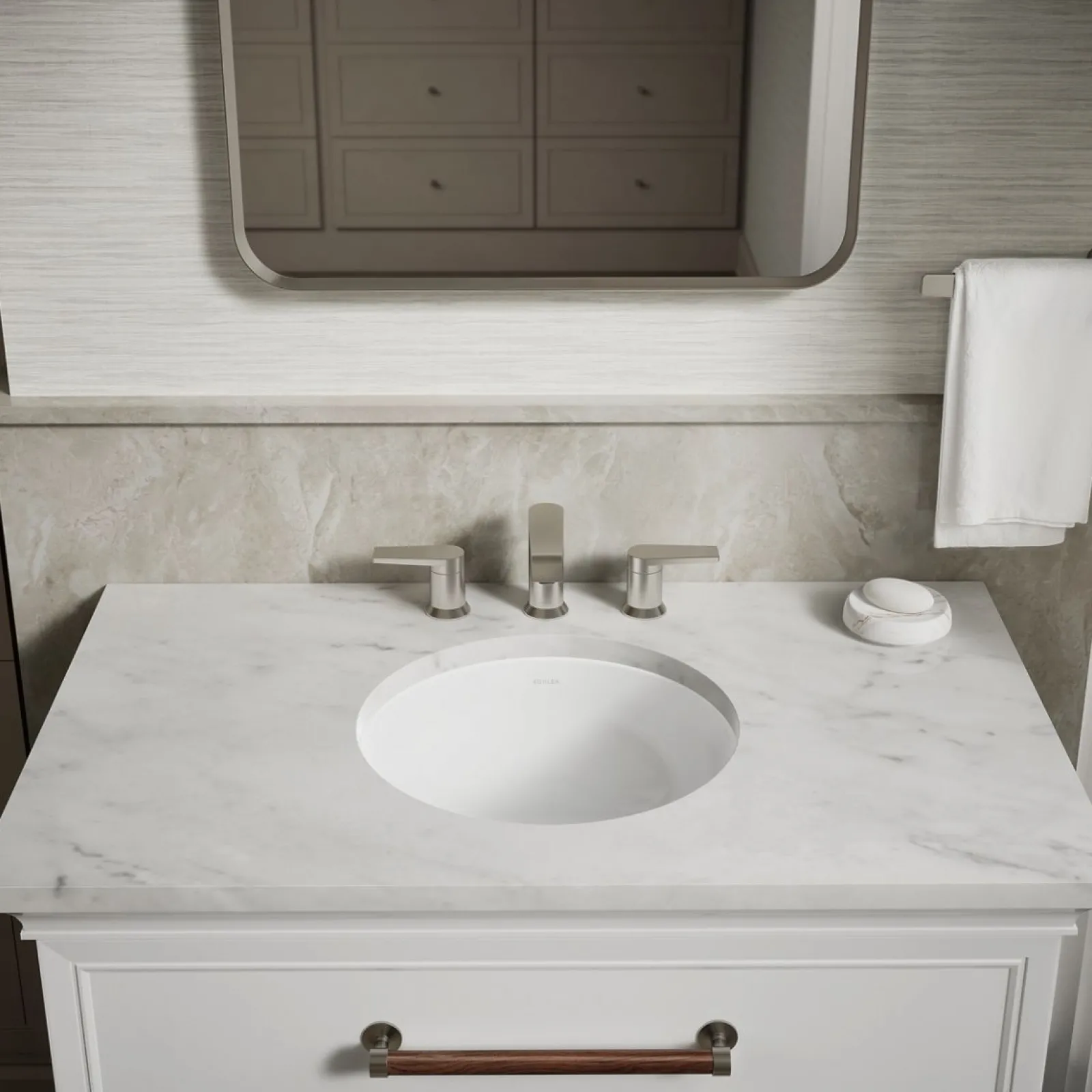 16-1/8" round undermount bathroom sink, no overflow^Kohler Clearance