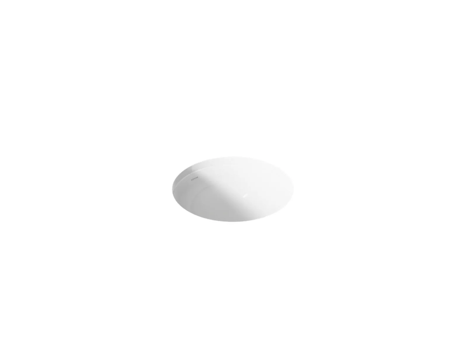 16-1/4" round undermount bathroom sink, no overflow^Kohler Discount