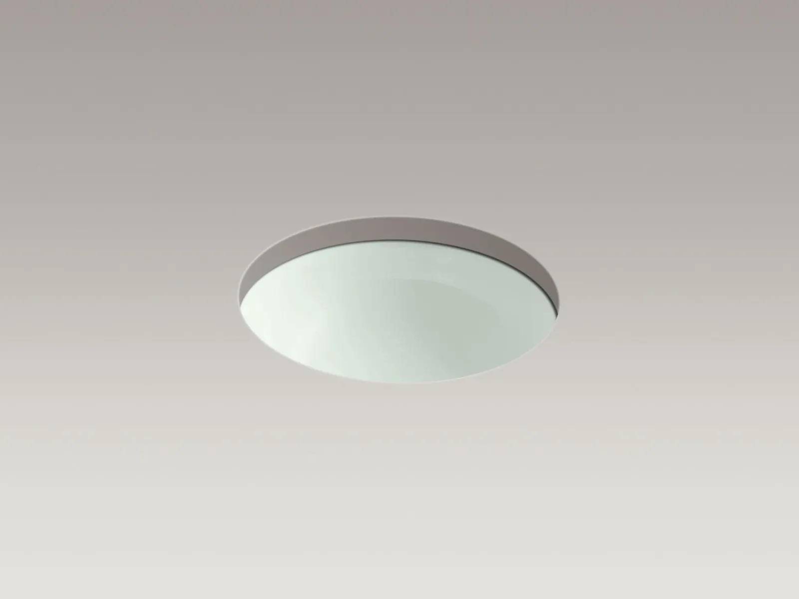 16-1/4" round undermount bathroom sink, no overflow^Kohler Discount