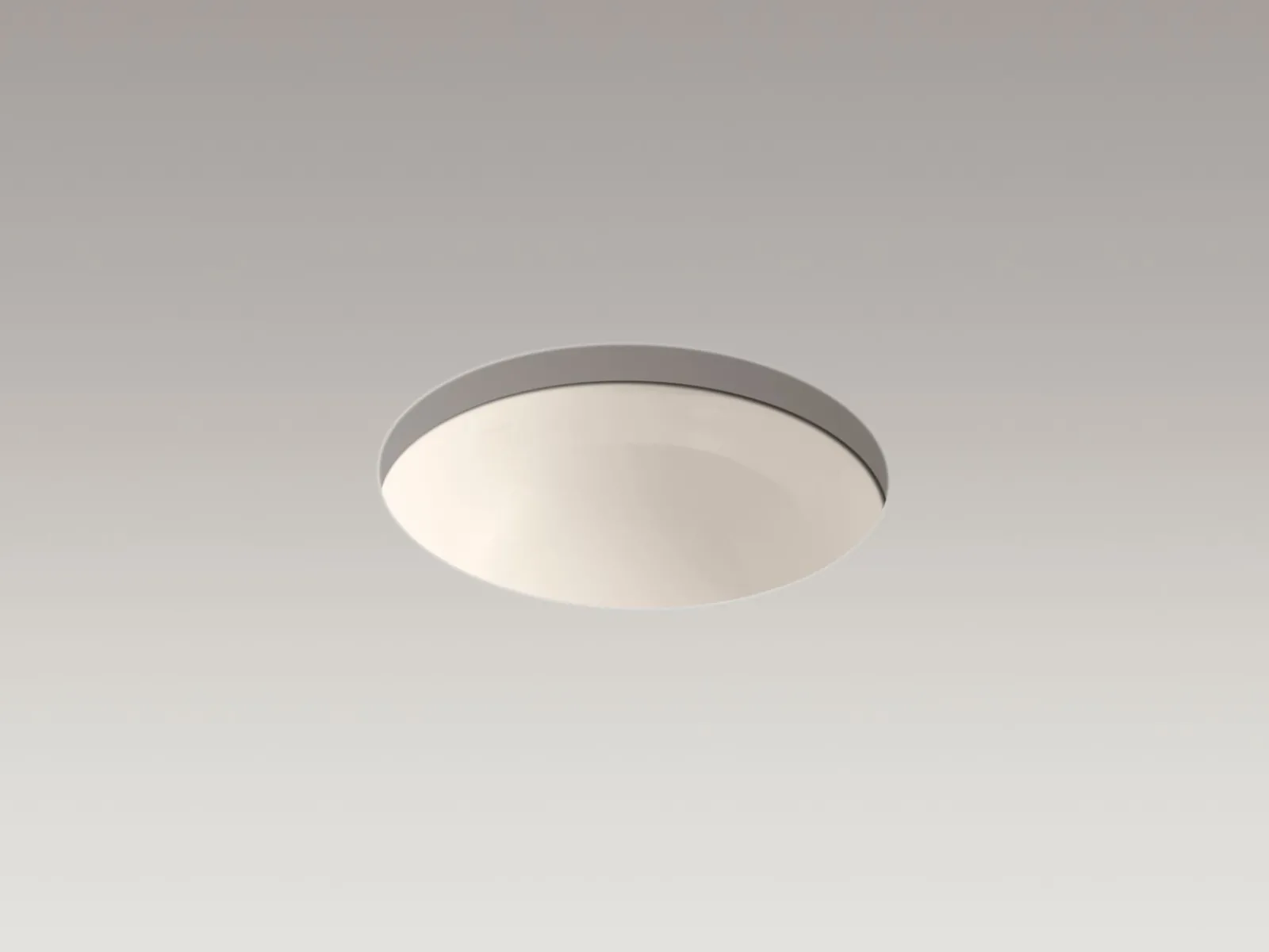 16-1/4" round undermount bathroom sink, no overflow^Kohler Discount