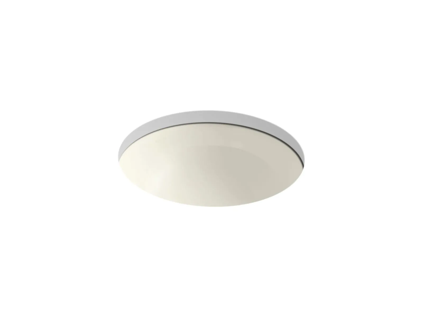 16-1/4" round undermount bathroom sink, no overflow^Kohler Discount