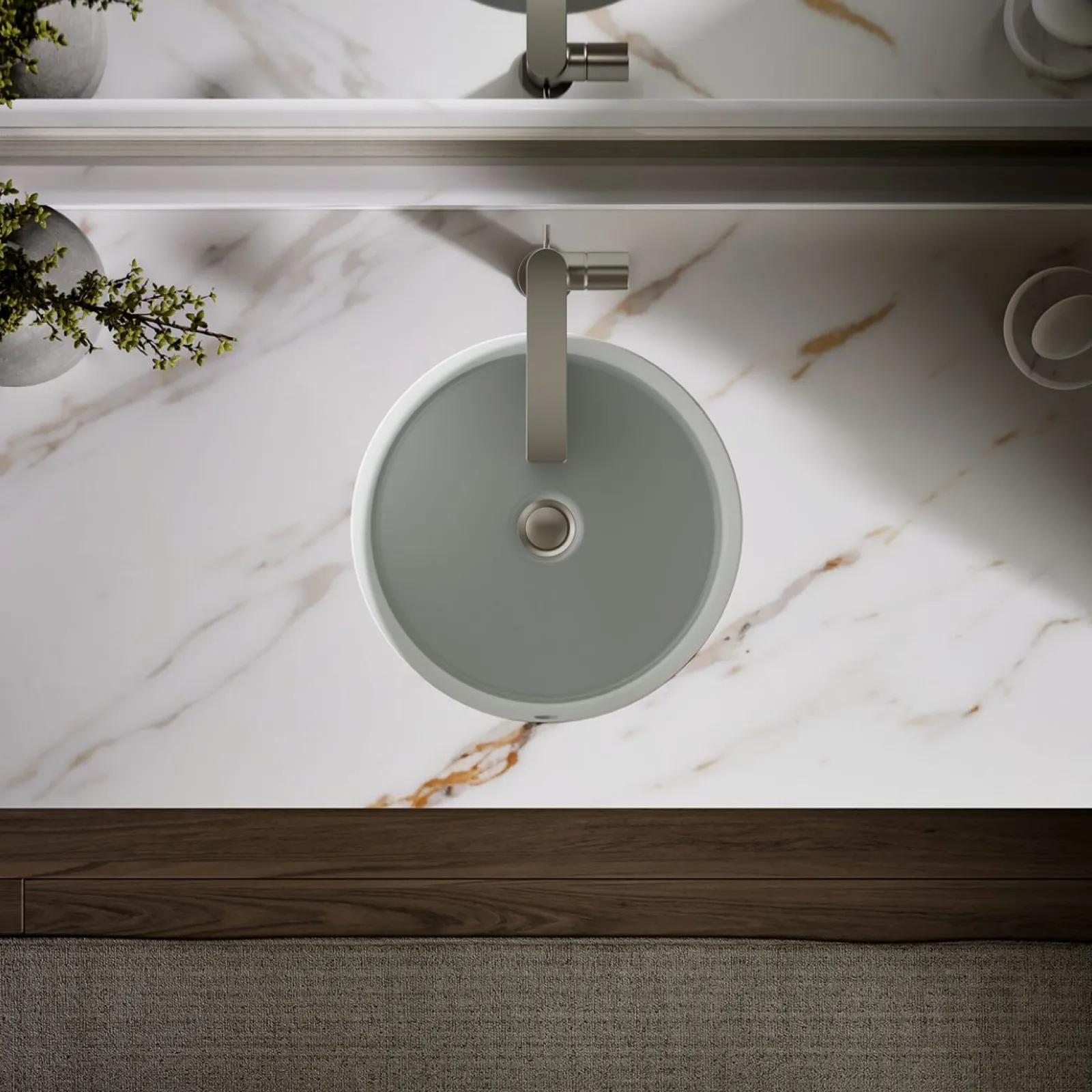 15-3/4" round undermount bathroom sink^Kohler Best