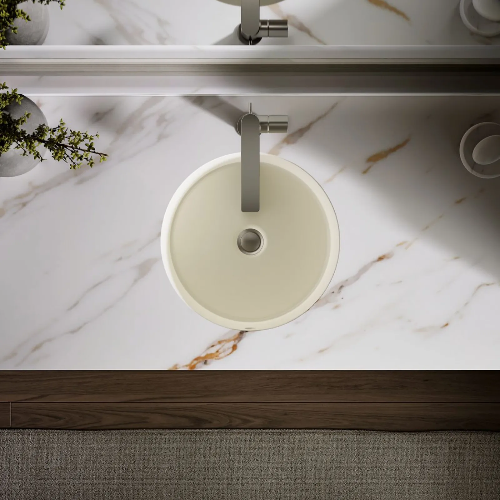 15-3/4" round undermount bathroom sink^Kohler Best