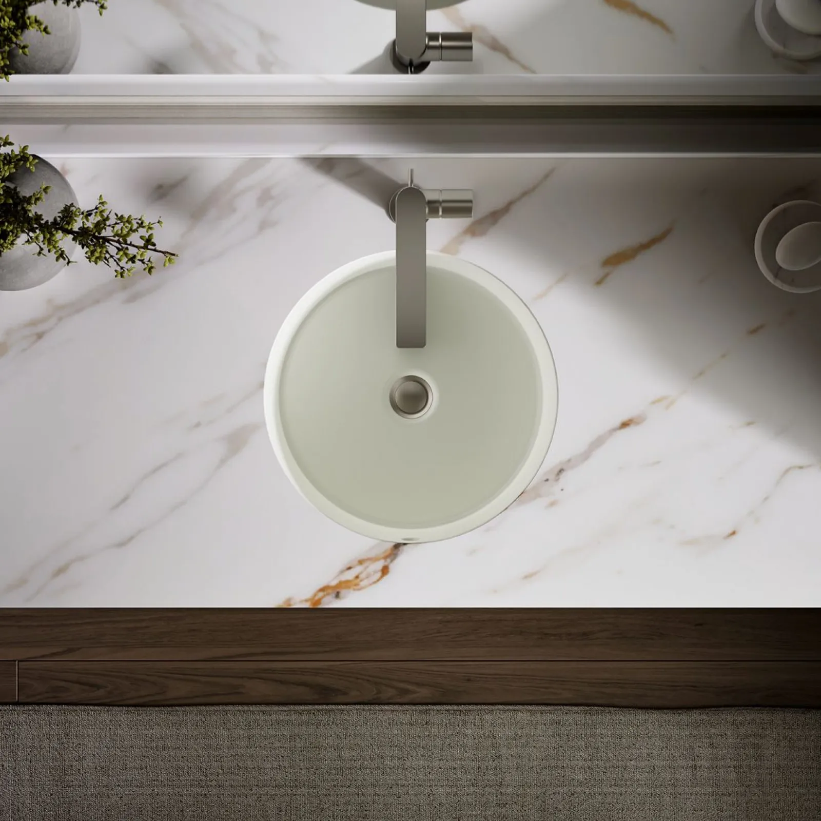 15-3/4" round undermount bathroom sink^Kohler Best