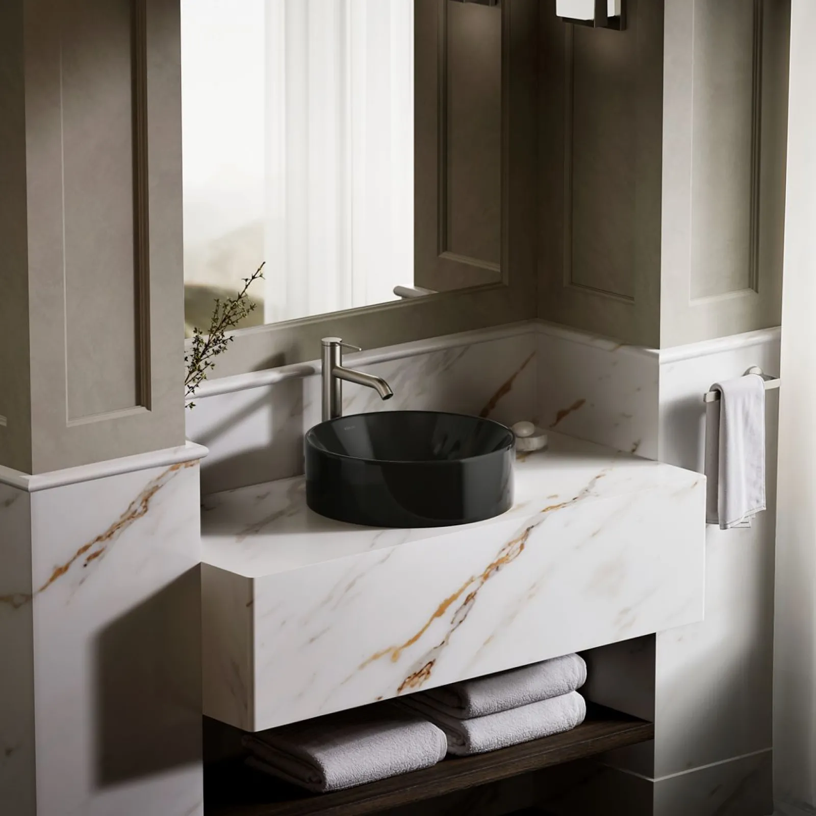 16-1/2" round vessel bathroom sink^Kohler Clearance