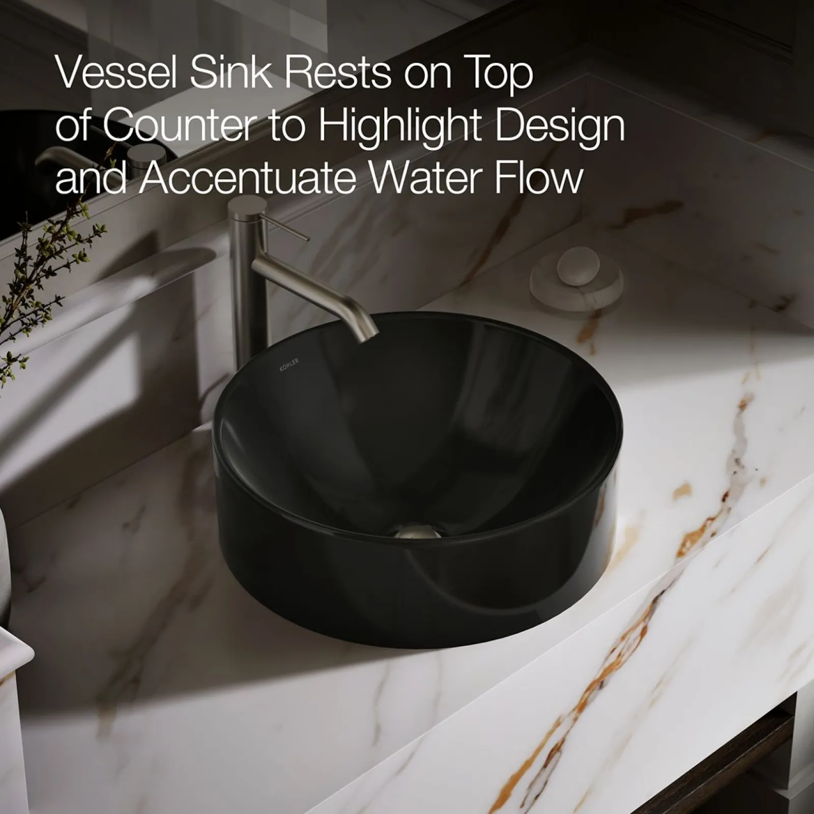 16-1/2" round vessel bathroom sink^Kohler Clearance