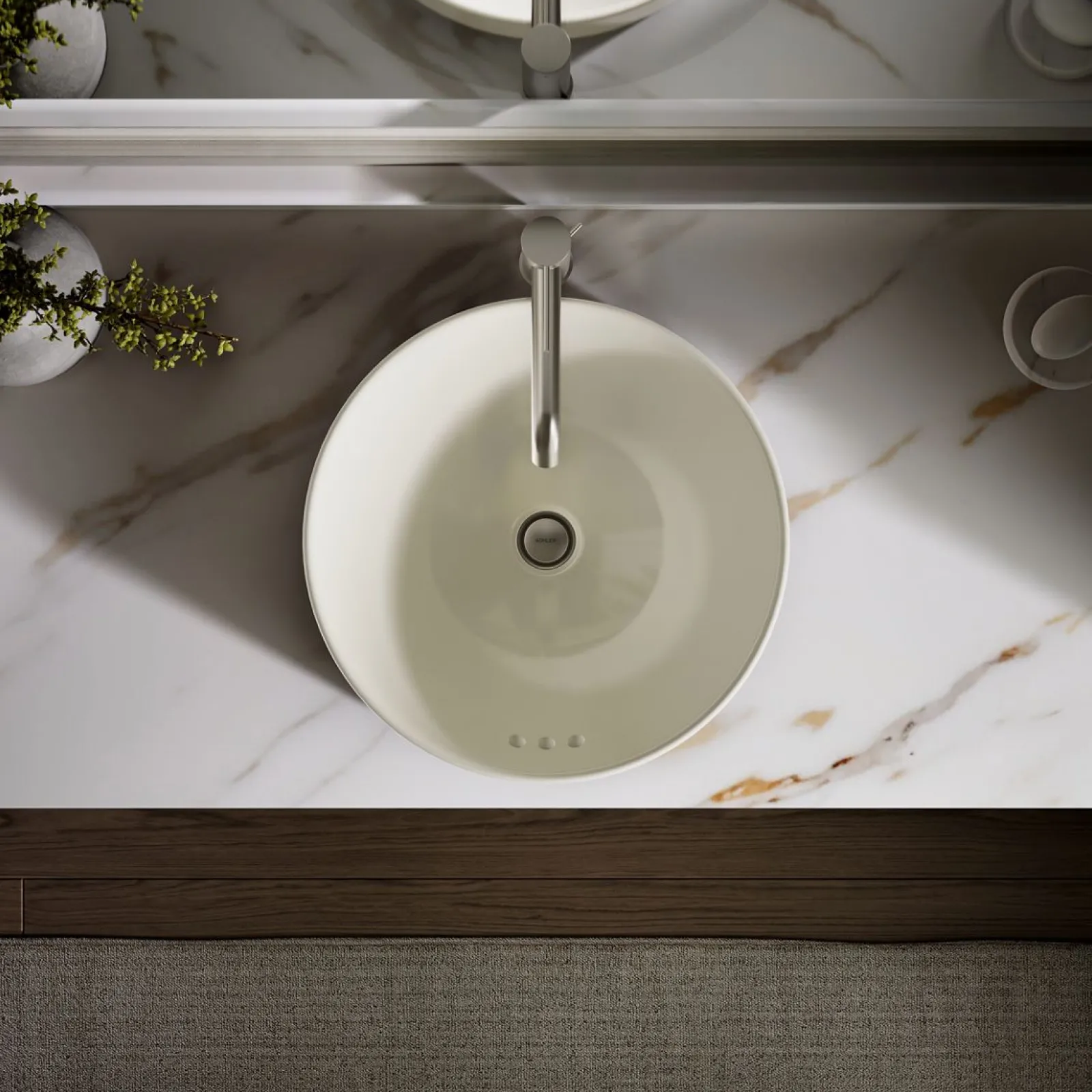 16-1/2" round vessel bathroom sink^Kohler Clearance