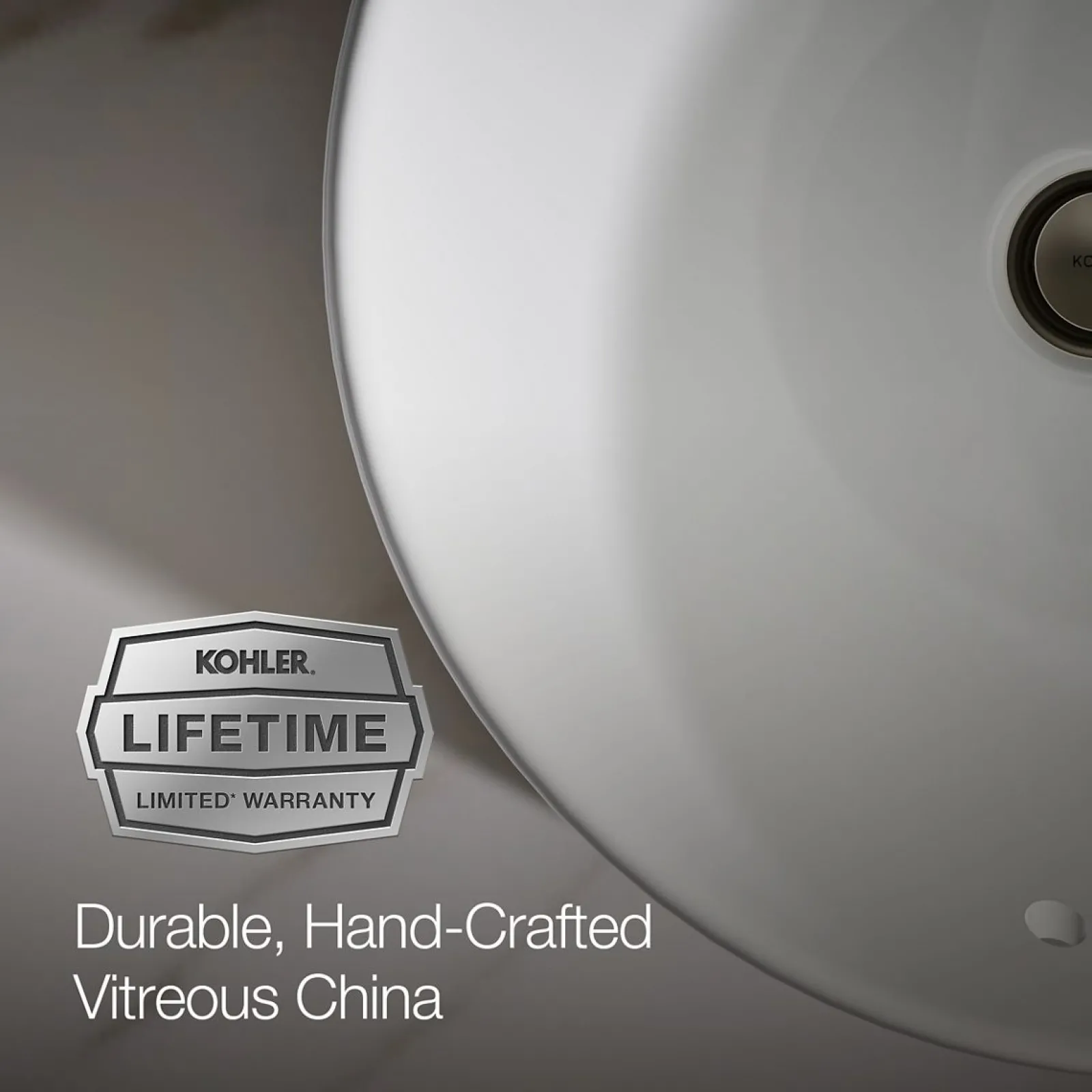 16-1/2" round vessel bathroom sink^Kohler Clearance