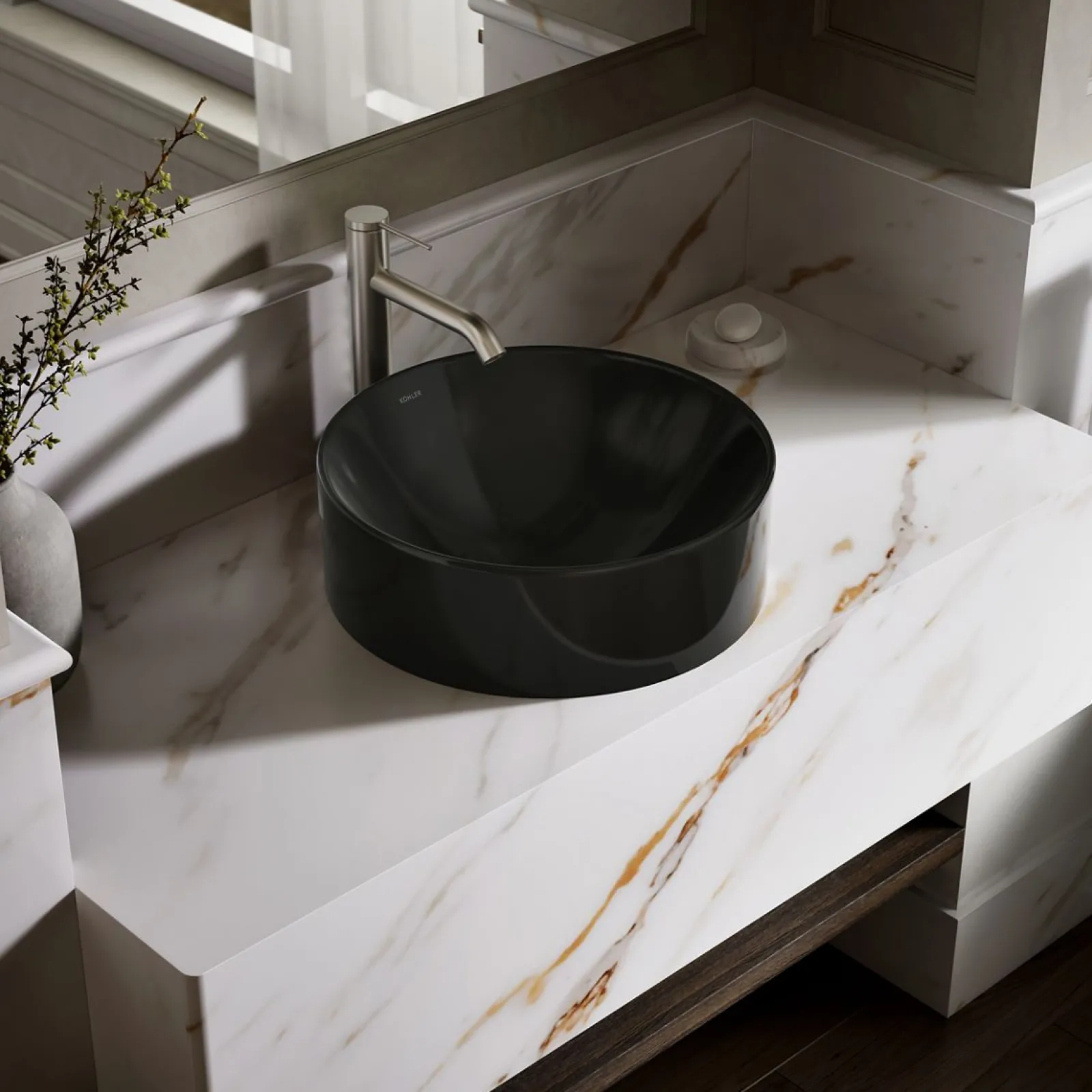 16-1/2" round vessel bathroom sink^Kohler Clearance