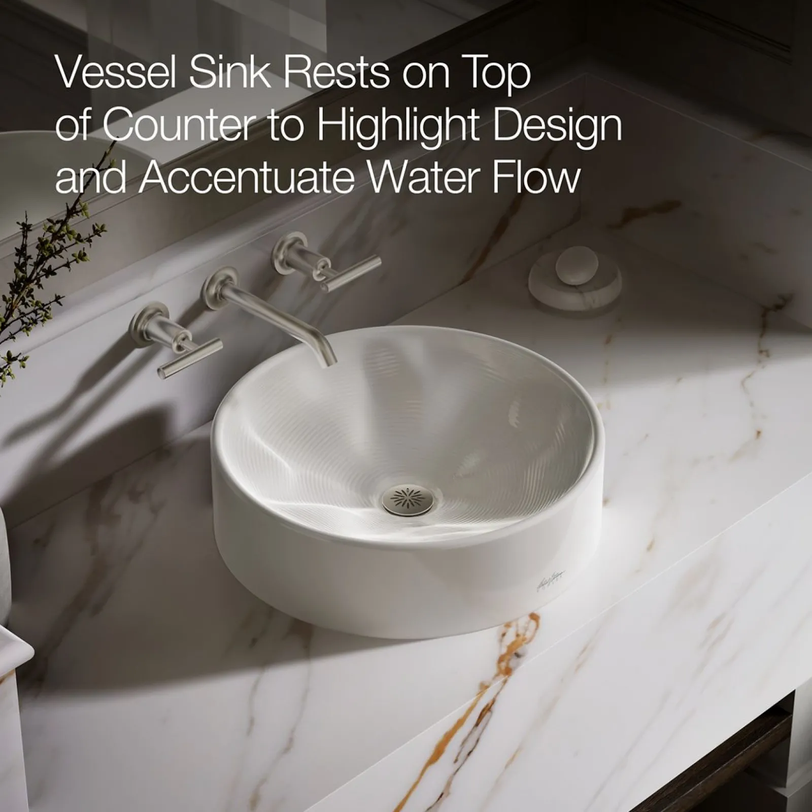 16-1/4" round vessel bathroom sink, no overflow^Kohler