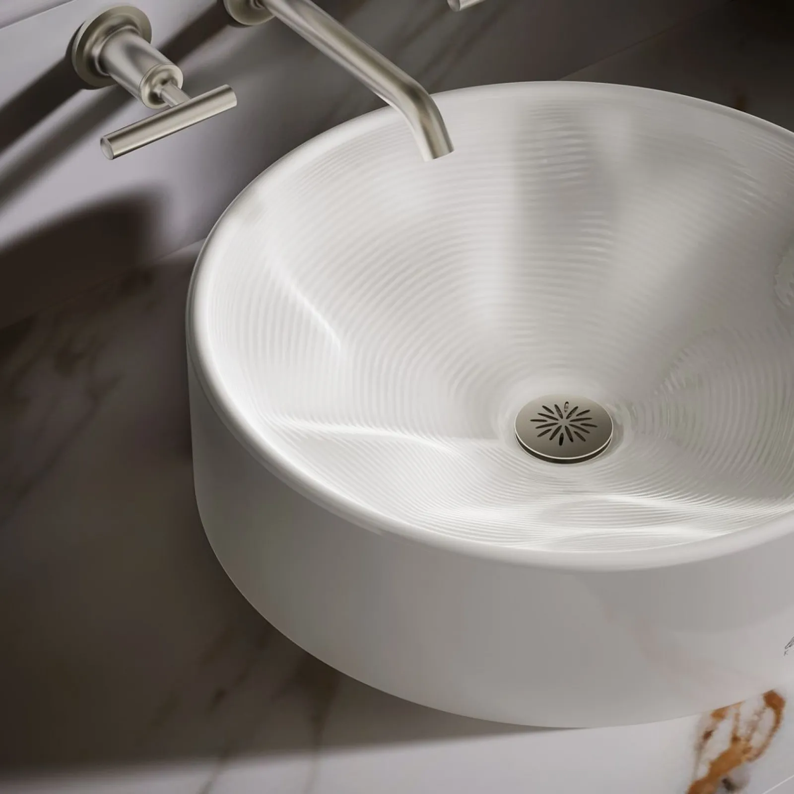 16-1/4" round vessel bathroom sink, no overflow^Kohler